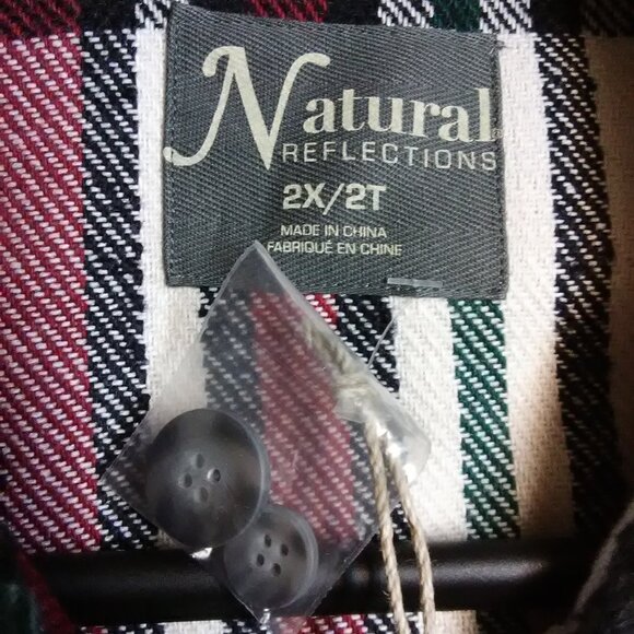 NWT Natural Reflections shirt style jacket / shacket NEW size 2X - Picture 3 of 16